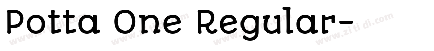 Potta One Regular字体转换